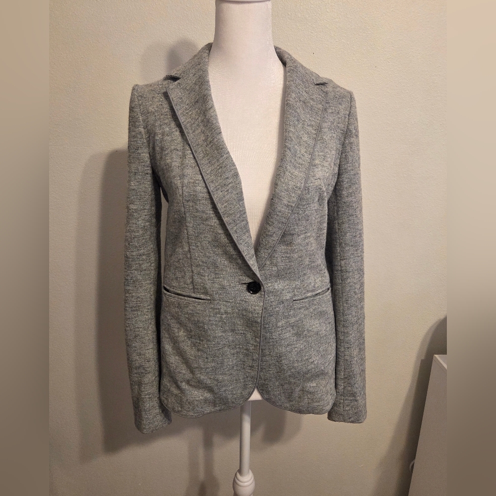 Banana Republic Light Gray Women's Blazer